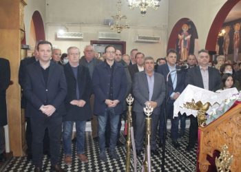 Ο Δήμαρχος Πύλης στον Εσπερινό των Αγίων Θεοδώρων στην Πηγή