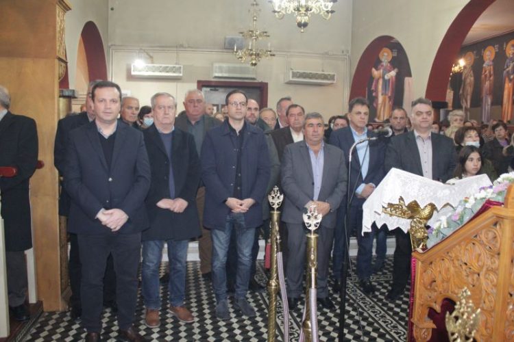 Ο Δήμαρχος Πύλης στον Εσπερινό των Αγίων Θεοδώρων στην Πηγή