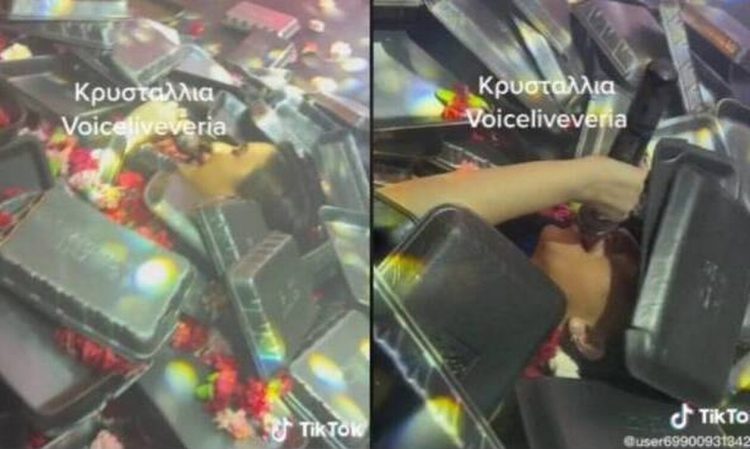 Τραγουδίστρια σε νυχτερινό κέντρο της Βέροιας «θάφτηκε» κάτω από πανέρια με λουλούδια