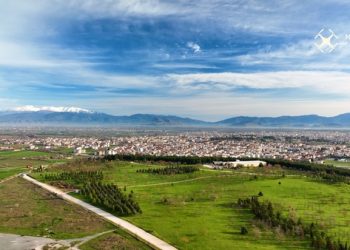 Λάρισα | Η αρχέγονη ομορφιά του θεσσαλικού κάμπου από ψηλά