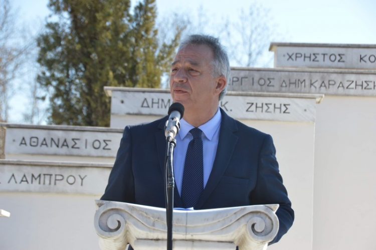 Μήνυμα για την 25η Μαρτίου του Αντιπεριφερειάρχη Τρικάλων Χρ. Μιχαλάκη