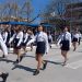 Πένθος για τα θύματα των Τεμπών από σχολείο των Τρικάλων στην παρέλαση