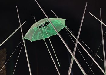 Δ. Τρικκαίων: Πράσινο χρώμα σε ομπρέλα Ζογγολόπουλου και πεζογέφυρα ενάντια στον σχολικό εκφοβισμό