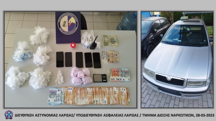 Συλλήψεις για διακίνηση κοκαίνης στη Λάρισα