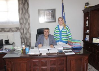 Υπογραφή σύμβασης έργου από τον Δήμαρχο Πύλης