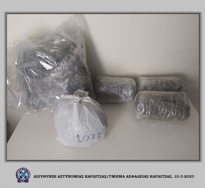 Νέα ευρήματα με ποσότητες κάνναβης στην σπείρα της Καρδίτσας