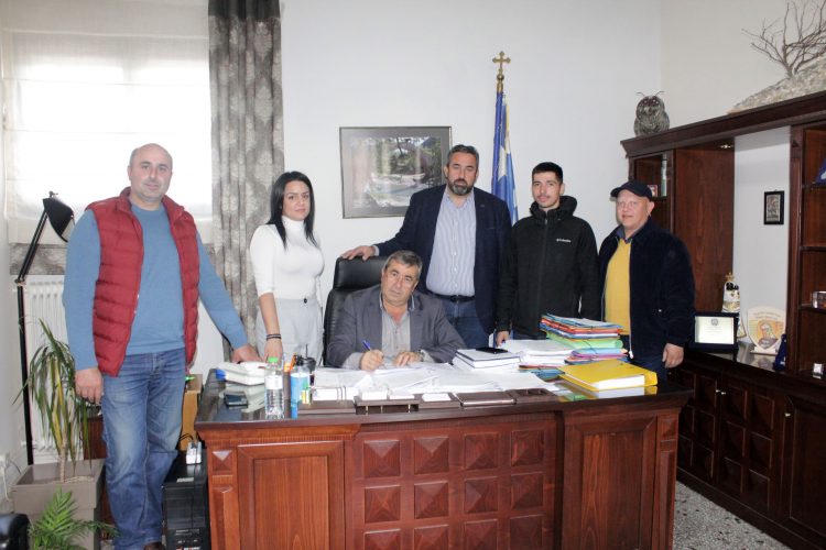 Nέο έργο υπέγραψε ο Δήμαρχος Πύλης