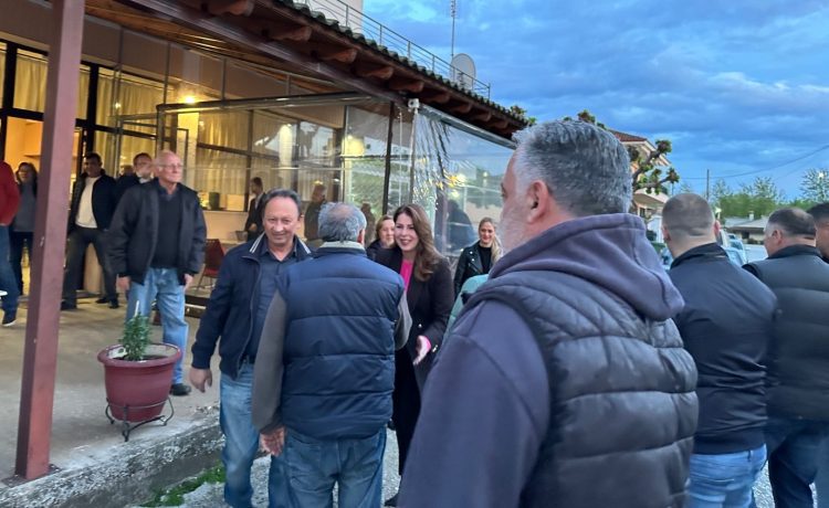 Συνεχίζει την περιοδεία της η Βουλευτής της ΝΔ Κατερίνα Παπακώστα