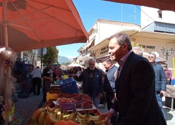 Την Καλαμπάκα επισκέφθηκε ο Θανάσης Λιούτας την Παρασκευή 28 Απριλίου