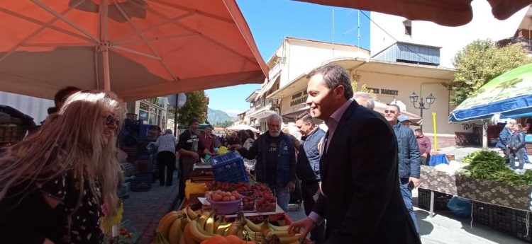 Την Καλαμπάκα επισκέφθηκε ο Θανάσης Λιούτας την Παρασκευή 28 Απριλίου