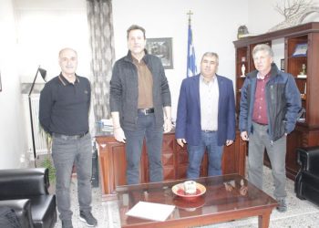 Επίσκεψη του νέου Δασάρχη Τρικάλων στον Δήμαρχο Πύλης