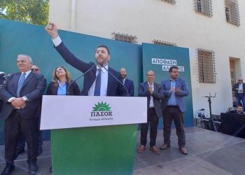 Μεγάλη συγκέντρωση του Νίκου Ανδρουλάκη στα Τρίκαλα (φωτό-βίντεο)