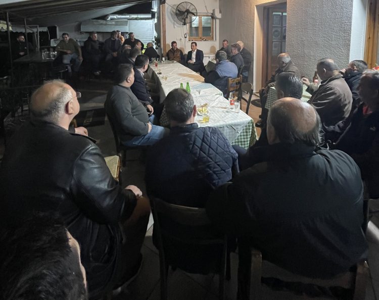 Μεγάλη παρουσία του κόσμου στις προεκλογικές συγκεντρώσεις του Κώστα Σκρέκα