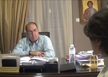 Συνέντευξη  σε μαθητές του 4ου Πειραματικού ΓΕΛ Τρικάλων παραχώρησε ο διευθυντής της Δ Ε Τρικάλων