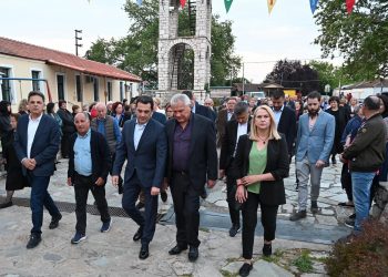 Μήνυμα σταθερότητας από Αύρα, Σπαθάδες, Ράξας και Πλάτανο στις ομιλίες του Κώστα Σκρέκα