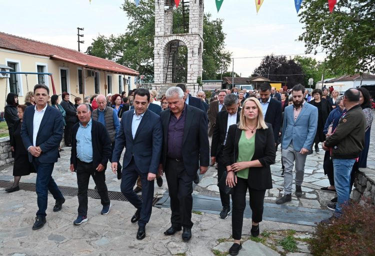 Μήνυμα σταθερότητας από Αύρα, Σπαθάδες, Ράξας και Πλάτανο στις ομιλίες του Κώστα Σκρέκα