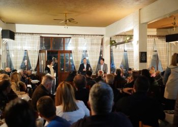 Αποθεωτική υποδοχή του Θανάση Λιούτα στα χωριά της Πύλης