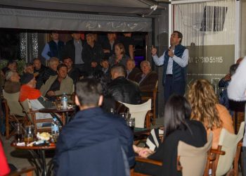 Μέγα πλήθος για τον Κώστα Σκρέκα σε Μεγαλοχώρι, Πατουλία, Χρυσαυγή και Λόγγο