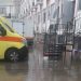 Πλημμύρισε και η είσοδος του ΕΚΑΒ από την έντονη βροχόπτωση-Άμεσα αποκαταστάθηκε το πρόβλημα