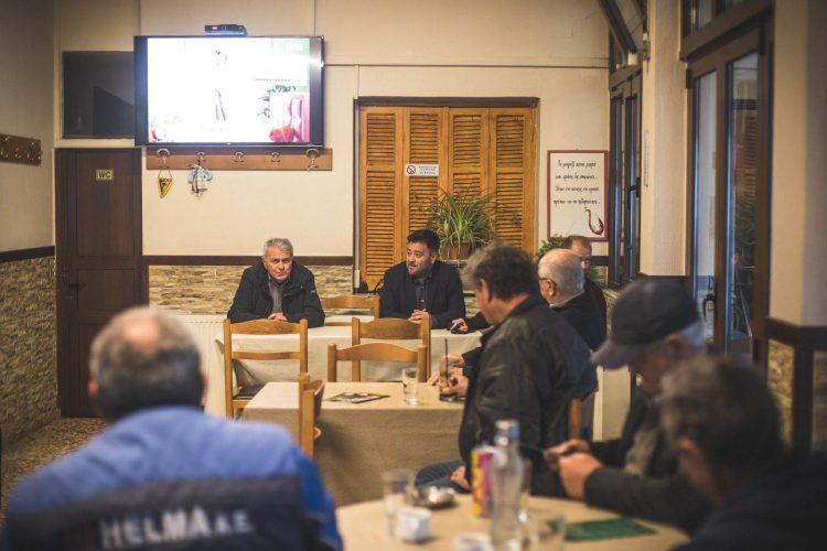 Με δυναμική στα χωριά των Χασίων ο Γιώργος Ηλιάδης