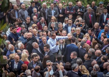 Μεγαλειώδης συγκέντρωση του Κυριάκου Μητσοτάκη στα Τρίκαλα