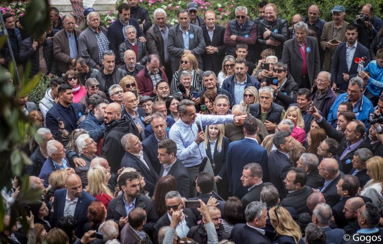 Μεγαλειώδης συγκέντρωση του Κυριάκου Μητσοτάκη στα Τρίκαλα