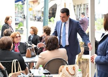 Στην Οιχαλία ένα με τους Νεοχωρίτες ο Κώστας Σκρέκας
