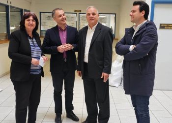 Επίσκεψη Βλαχογιάννη στη ΔΥΟ Τρικάλων