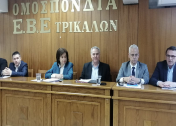 Σύσκεψη της Ομοσπονδίας ΕΒΕ Ν. Τρικάλων με εκπροσώπους των κομμάτων