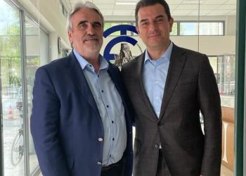 Με έργα και πράξεις δίπλα στις επιχειρήσεις των Τρικάλων ο  Κώστας Σκρέκας