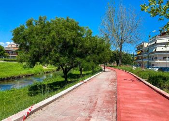 Ταχύτερα προχωρούν τα έργα για τον νέο ποδηλατόδρομο των Τρικάλων