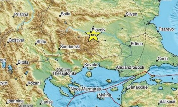 Σεισμός 4,6 Ρίχτερ στη Βουλγαρία – Αισθητός και στη Βόρεια Ελλάδα
