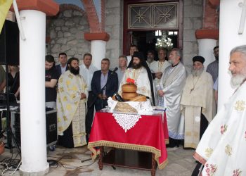 Στο Παλαιομονάστηρο για τους  Αγίους Αποστόλους ο Δήμαρχος Πύλης