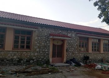 Αντικατάσταση της Στέγης και εργασίες ανακαίνισης  του σχολείου Διάβας από το Δήμο Μετεώρων