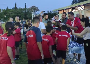 Ποδοσφαιρικό γλέντι στη Σωτήρα στην γιορτή λήξης της Ακαδημίας του ΑΟ Τρίκαλα