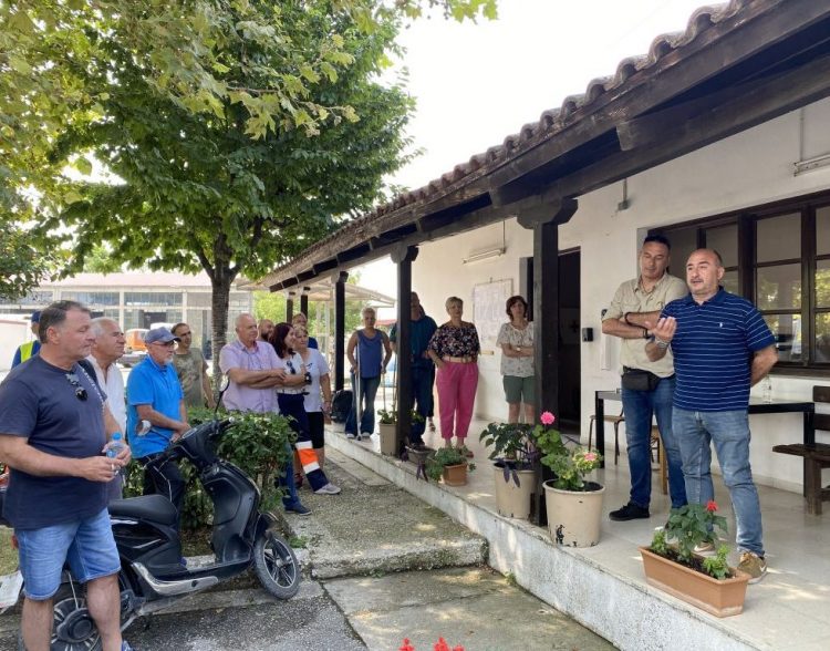 Ν. Σακκάς στο αμαξοστάσιο: Στήριξη εργαζομένων, συνέχιση προσφοράς στους πολίτες