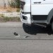 Συγκρουση φορτηγού με δίκυκλο στο κέντρο των Τρικάλων