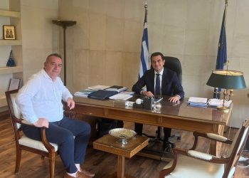 Συνάντηση Θοδωρή Χήρα με τον Υπουργό Ανάπτυξης Κώστα Σκρέκα