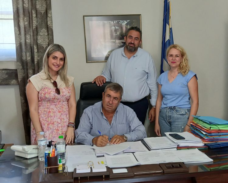 Σύμβαση για την Δ. Ε. Γόμφων υπέγραψε ο Μαράβας