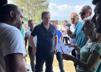 Δίπλα στους πληγέντες ο Θανάσης Λιούτας
