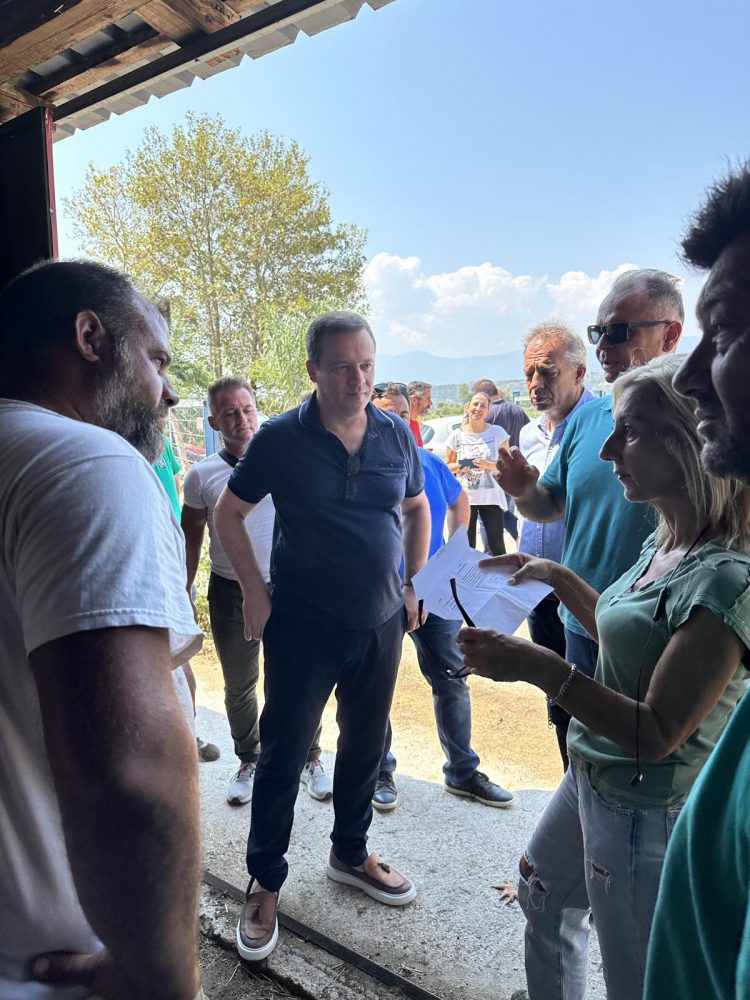 Δίπλα στους πληγέντες ο Θανάσης Λιούτας