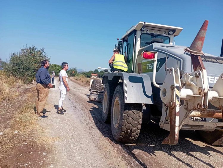 Έναρξη έργων αγροτικής οδοποιίας στον Δήμο Μετεώρων