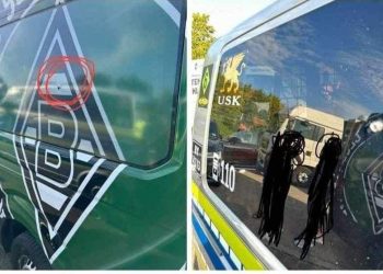 Γερμανία: Αστυνομικός πυροβόλησε λεωφορείο φιλάθλων της Γκλάντμπαχ (pics)