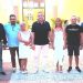 Στον Εσπερινό της Κοιμήσεως της Θεοτόκου στο Δροσερό, ο Θ. Χήρας με συνεργάτες του