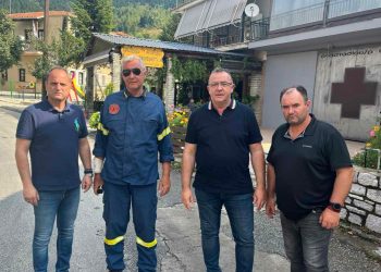 Συνάντηση Θοδωρή Χήρα με τον Πύραρχο κ. Τσιορλίδα Ευάγγελο στα Στουρναραίικα