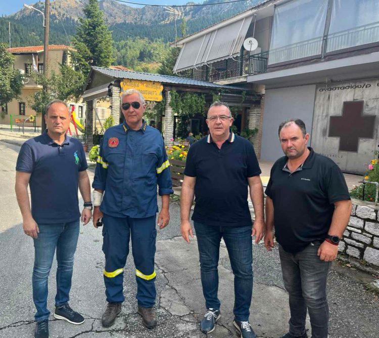 Συνάντηση Θοδωρή Χήρα με τον Πύραρχο κ. Τσιορλίδα Ευάγγελο στα Στουρναραίικα