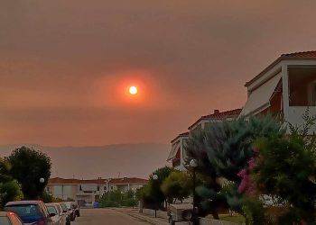 Ο καπνός από τις φωτιές σκέπασε τον Τρικαλινό ουρανό-Η Ελλάδα φλέγεται…