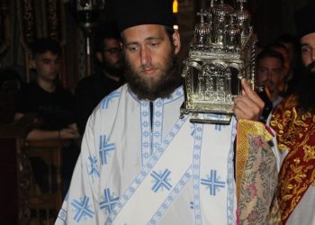 Τελέστηκε ο Μέγας Πανηγυρικός Εσπερινός στη Μονή Μεταμορφώσεως του Σωτήρος Μετεώρων