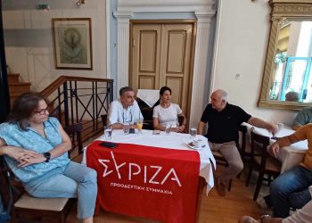 Επίσκεψη Ευκλείδη Τσακαλώτου στα Τρίκαλα  