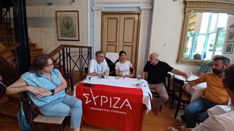 Επίσκεψη Ευκλείδη Τσακαλώτου στα Τρίκαλα